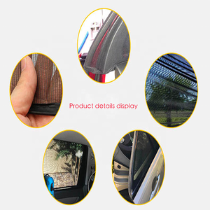 Phổ phù hợp với xe ô tô thoáng khí co giãn lưới cửa sổ xe rèm cửa trước và sau cửa sổ xe che nắng - Product Image 6