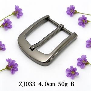 Hebilla de pin segmentada en forma de D de aleación de zinc de 40 mm con doble acabado y ajustador de correa de una sola púa para correas de mochila y arneses de exterior - Product Image 3