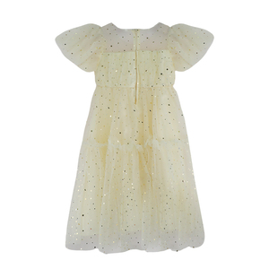 Abiti Estivi Personalizzabili per Bambine 2-14 Anni, in Tulle a Strati con Maniche Corte, Traspiranti <span class=keywords><strong>e</strong></span> Decorati con Paillettes, Stile Principessa - Product Image 2