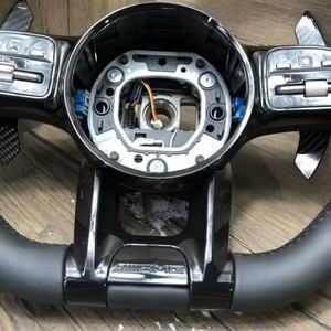 Volant en suède AMG pour W176 W167 W205 W214 W223 W212 W463 W222 C180 C200 C300 C43/C63, personnalisable - Product Image 5