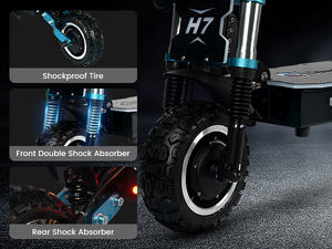 Trottinette électrique JLM <span class=keywords><strong>H7</strong></span>, stock US direct usine, 60V 30Ah, vitesse élevée 85 km/h, frein hydraulique double, 600W, trottinette électrique pour adultes - Product Image 6