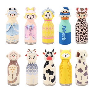 Tazze per Bambini in Acciaio Inox 316 con Isolamento Sottovuoto, Design a Testa di Animale, Antiodore e Antigoccia - Product Image 2