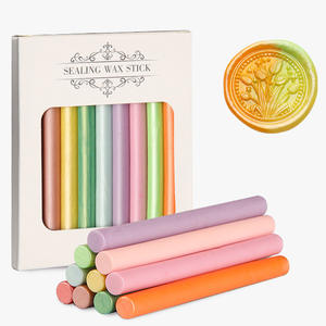 Ensemble de bâtons de cire à cacheter, 10 pièces, bâtons ronds colorés pour enveloppes et sceaux - Product Image 2