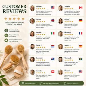 Spazzole per il Corpo in Bambù con Logo Personalizzato, per Uso Asciutto e Bagnato, Anti-<span class=keywords><strong>Cellulite</strong></span> e Drenante Linfatico, Adatte a Tutti i Tipi di Pelle - Product Image 6