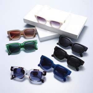 Lunettes de soleil vintage 2025 personnalisées avec logo, pour hommes et femmes, motif léopard noir, style punk, protection UV400, monture carrée grande taille - Product Image 2