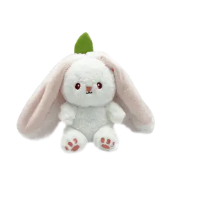 Coniglietto pasquale peluche reversibile carota fragola Lop orecchie coniglio simpatico coniglietto peluche peluche