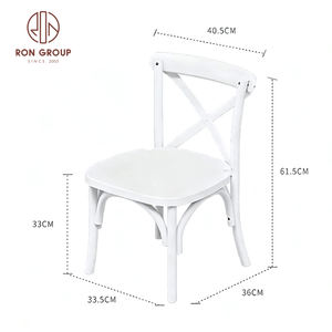 <span class=keywords><strong>เก้าอี้</strong></span><span class=keywords><strong>พลาสติก</strong></span>สำหรับงานจัดเลี้ยง งานแต่งงาน งานอีเว้นท์  แบบมีพนักพิงไขว้ - Product Image 5