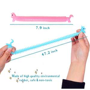 Fabrication de nouveaux jouets sensoriels <span class=keywords><strong>Anti</strong></span>-anxiété, <span class=keywords><strong>Anti</strong></span>-<span class=keywords><strong>Stress</strong></span>, thérapie Fidget, licorne, jouets à cordes extensibles, Bracelet extensible, jouets - Product Image 5
