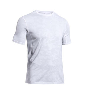 Wholesale Quick Dry Cotton Blend Sports T-shirt Breathable Gym <b>Training</b> Tee Athletic Fit Custom Logo High Quality Men T Shirt - Product Image 3