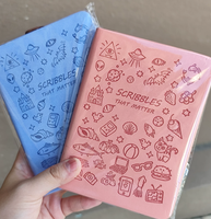 Carnet A5 A6 en PU avec motif gaufré mignon, 200 pages lignées, reliure cousue, bloc-notes avec bande élastique, papeterie pour étudiants, cadeaux