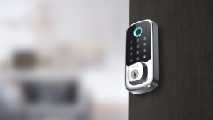 Vendita calda <span class=keywords><strong>Cyber</strong></span> Lock Smart Home per interni Tuya sicurezza digitale blocco blocco Wifi Smart catenaccio con Keyless - Product Image 5