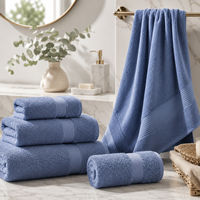 Luxury Thickened Super Absorbent Antibacterial Pure Cotton Towel 513GSM 35*78cm for Indoor Outdoor Activities