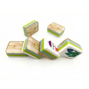 Stock in AmericanI-<b>Mahjong</b> Modern Foldable 4-Layer Acrylic <b>Mahjong</b> Game <b>Set</b> Luxury 160 Card Pattern with Manufacturer New - Product Image 6