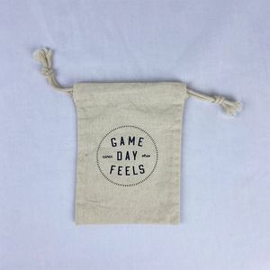 Customizable Organic Cotton <b>Drawstring</b> Bags Recyclable Biodegradable Eco-Friendly Storage <b>Pouch</b> for Dust Wholesale - Product Image 2
