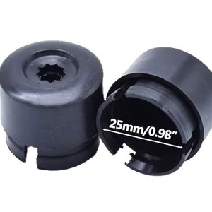 Cubierta de Tuerca de Rueda de Nylon de 25mm para Volkswagen Touareg, Audi Q5, Q7, Porsche Cayenne, Accesorio de Repuesto y Reparación - Product Image 4