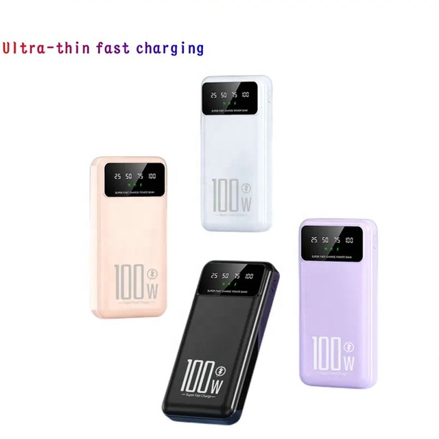 PD 22.5W Super Charging Mobile Power Banks 20000mah 18W Type-C Input Output With LED Flashlight Dual USB 20000mAh Power Bank