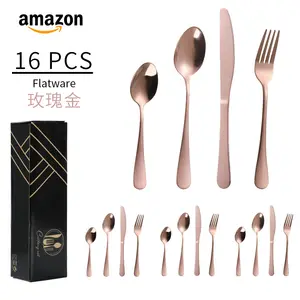 Luxury Spoon Set High End Flatware Sets Stainless Steel Cutlery High Quality Cutlery Spoon And Fork Set