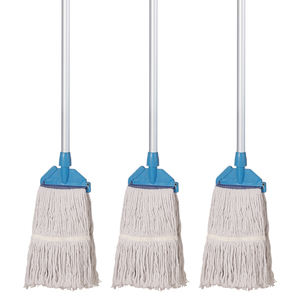 Chiffon de nettoyage mains libres, humide et sec, en pur coton absorbant, pour sols en bois, serpillière à cirer, serpillière à la mode ancienne - Product Image 4