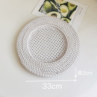 Sets de table en rotin naturel tressé à la main, motif floral ajouré, style bohème, écologiques, isolants thermiquement, pour cuisine, restaurant, mariage, maison
