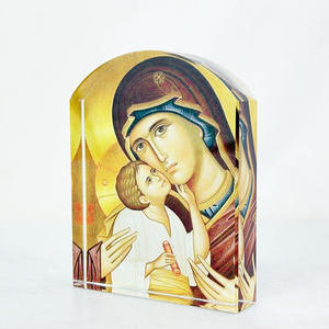 Prensapapeles de Cristal con Arco de la Virgen María, Grabado Personalizado, Pulido, Decorativo, Recuerdo, Impresión UV - Product Image 6