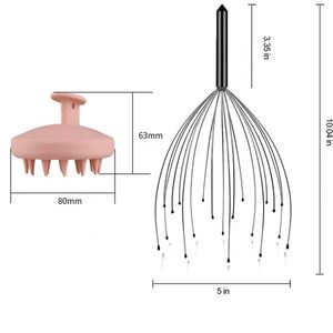 Peine Masajeador de Cuero Cabelludo Manual Tipo Pulpo - Product Image 2