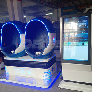 Le meilleur jeu de cinéma de chaise de siège des ventes 9D <span class=keywords><strong>VR</strong></span> 2 Seater de réalité virtuelle gagnent la cosse rapide des oeufs 9D <span class=keywords><strong>VR</strong></span> de l'argent <span class=keywords><strong>VR</strong></span> - Product Image 4