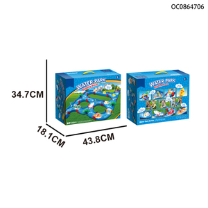 89 pièces de jouets de bain de piste assemblés bricolage bébé enfants jouent à un jeu <span class=keywords><strong>d</strong></span>'<span class=keywords><strong>eau</strong></span> avec accessoires - Product Image 6