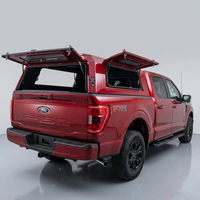 Couverture de benne de camionnette robuste sur mesure en aluminium pour camions pleine grandeur et de taille moyenne 4x4 tout-terrain et voyages en extérieur
