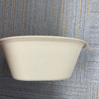 Bol en bagasse de canne à sucre à fond carré de 48 oz, en fibre végétale, pour la restauration