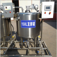 Cuve de Fermentation à Double Enveloppe de Qualité Alimentaire 300L pour la Production de Yaourt/Kefir Haute Efficacité