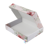 Papier de boîte cadeau rigide plat holographique pliable magnétique cosmétique en soie personnalisé
