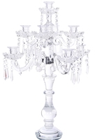 Bougeoir en cristal de style européen, décoration nordique pour la maison, dîner romantique à la lumière des bougies, lampe de table
