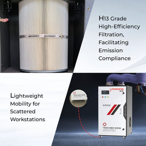 Colector de Polvo Industrial Portátil YONGSTA, Extractor de Humos de Soldadura Móvil <span class=keywords><strong>y</strong></span> Equipo de Eliminación de Polvo para Soldadura <span class=keywords><strong>y</strong></span> Limpieza Láser - Product Image 6