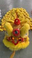 Costume de danse du lion fait à la main de taille normale de Chine deux personnes Performance Guangzhou usine Culture chinoise danse du lion danse du lion