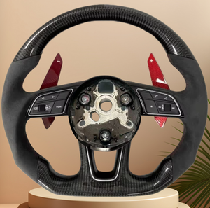 <span class=keywords><strong>Volant</strong></span> sportif en fibre de carbone pour <span class=keywords><strong>Audi</strong></span> RS3 RS4 RS5 S3 S4 S5 S6 RS6 RS7 <span class=keywords><strong>A3</strong></span> A4 A5 B9 Q7 Q5 Q8 A6 A7 A8 R8 TT Modèles - Product Image 6