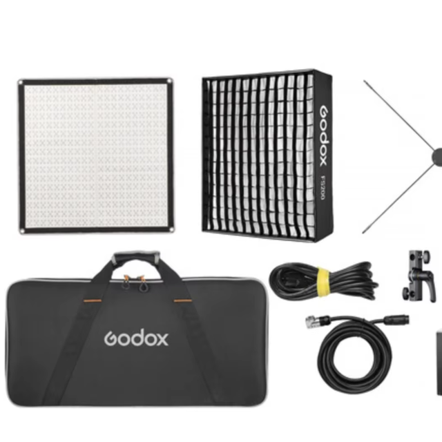 Godox FL200R RGB Flexible 2x2 Feet LED Light Mat with DMX Control AC 220V 200W 1-Year Warranty