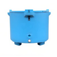 Glacière portable et pliable 630L en LLDPE, rotomoulée, isotherme, avec panneau solaire, double compartiment, étanche, à compresseur, pour la pêche, design moderne et personnalisé