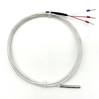 Sonde de température PT100 en acier inoxydable 304, étanche, détecteur thermique RTD pour la mesure de la température des liquides et des gaz