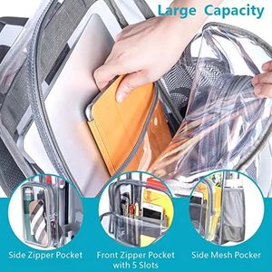 Mochila Transparente de PVC Impermeable Personalizada para Mujer, Mochila Transparente de PVC - Product Image 2