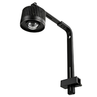 Lampe de bassin pour poissons 28W Mini à CRI élevé avec refroidissement actif à double ventilateur et lentille convexe pour une croissance vif des plantes et éclairage supplémentaire