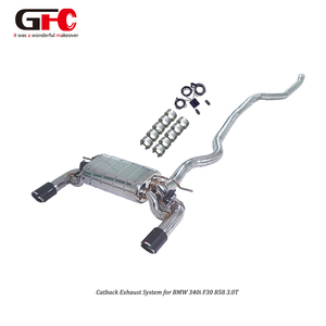 Sistema de Escape Catback con Válvula Pulida Tipo Espejo, Apto para <span class=keywords><strong>BMW</strong></span> <span class=keywords><strong>F30</strong></span> F32 F36 <span class=keywords><strong>335i</strong></span> 340i 430i 440i B58 <span class=keywords><strong>N55</strong></span> B48 - Product Image 5