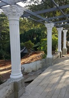 Matériaux de construction en plastique, moule pour pilier romain en béton avec lignes et rayures, colonne ronde en ciment pour la conception de colonnes extérieures