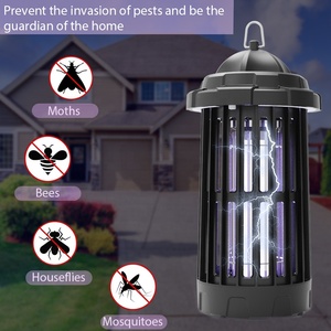 Saijzek 4000V Portable Télécommande Fly Bug Zapper Intérieur et Extérieur Insectes et <span class=keywords><strong>Moustique</strong></span> <span class=keywords><strong>Grille</strong></span> de Sécurité <span class=keywords><strong>Lampe</strong></span> avec Brosse - Product Image 3