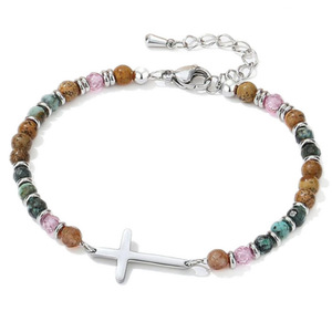 Cuentas de amatista de cristal de piedras preciosas con cara de 3mm, cuentas de amatista de piedra Natural, cadena ajustable con cuentas para <span class=keywords><strong>regalo</strong></span> - Product Image 3