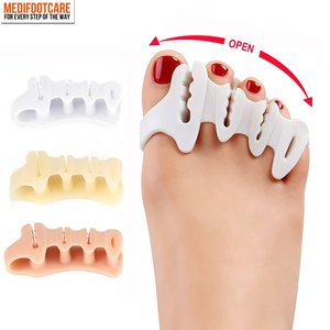 Separadores de Dedos del Pie para una Alineación Correcta - Correctores de <span class=keywords><strong>Juanetes</strong></span> y Dedos en Martillo, Plantillas para Sandalias Flip-Flop para Hombres y Mujeres - Product Image 5