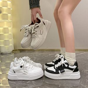 Autumn Winter Female Student White Chunky Sports <b>Shoes</b> New Popular Thick-Soled Sneakers Versatile for Casual Sports for Students - Product Image 3