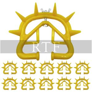 Equipo veterinario crudo a fino, anillo de Nariz de plástico antisucción para ternero, vaca, ganado, destete, parada de ordeño - Product Image 3