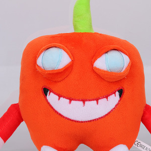 Muñecos de peluche <span class=keywords><strong>Peppino</strong></span> Pizza Tower de calidad de fábrica, lindos juguetes de peluche de Pepperman con Pizza Chefs circundantes, muñecos con cara de Pizza - Product Image 5