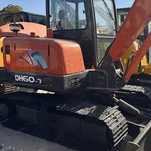 DOOSAN Mini pelle DH60-7 5 tonnes Corée du Sud Original bas prix d'occasion avec moteur boîte de vitesses composants de base à vendre - Product Image 1
