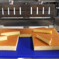Cortadora de Pastel Ultrasónica Triangular con Forma de Diamante para Cortar Pastel Napoleón, Máquina Rebanadora para Fábrica de Panadería